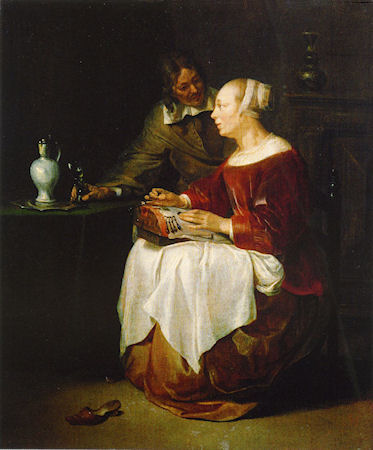 Lacemaker by Gabriel Metsu