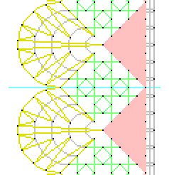 Bobbin lace strip