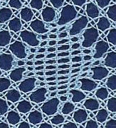 Cloth stitch and twist solid area