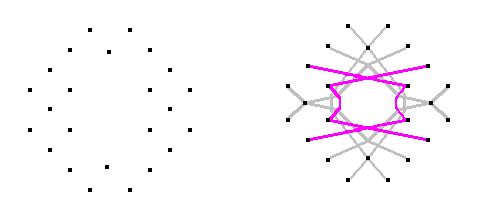 Pattern for open spider with square hole