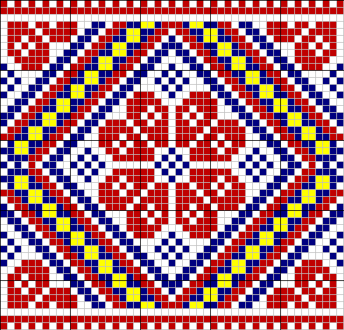 Flower border - basic unit