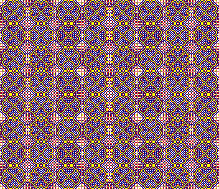 Hearts border - two dimensional
