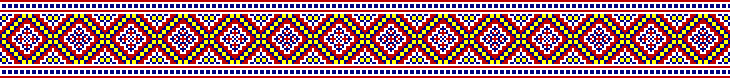 Geometric border - repeated
