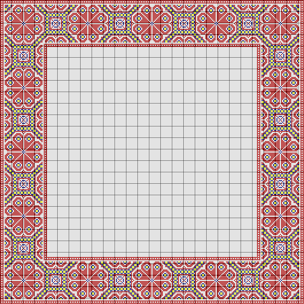 Flowers border - corners