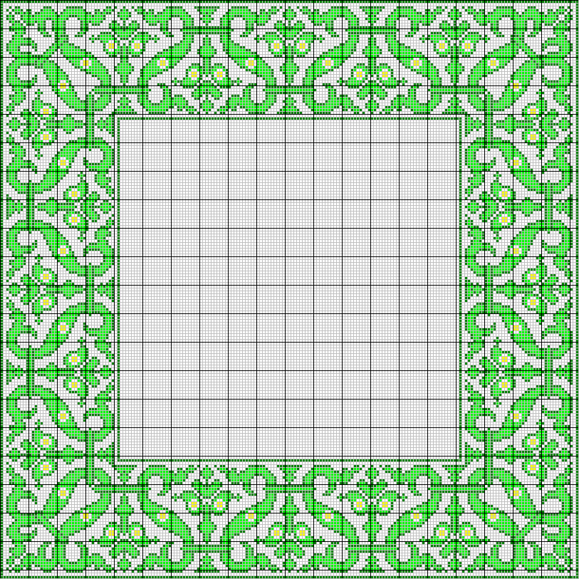 Foliage border - corners