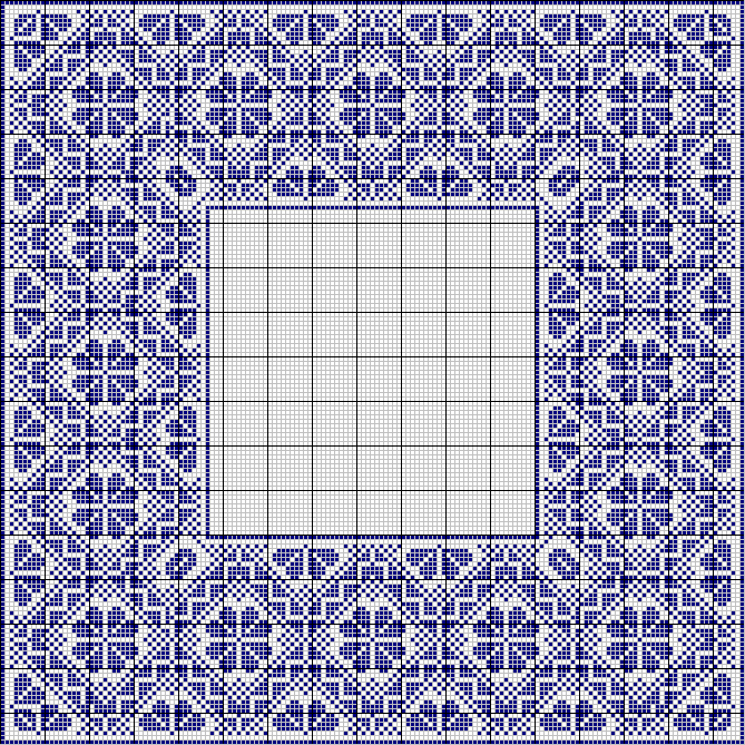 Flowers border - corners