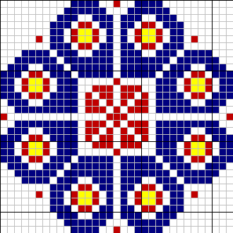 Stylised Flower pattern