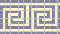 Roman Mosaic tapestry pattern
