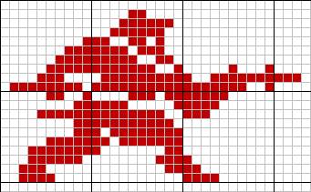 Hunter tapestry pattern