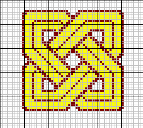 Celtic knot tapestry pattern