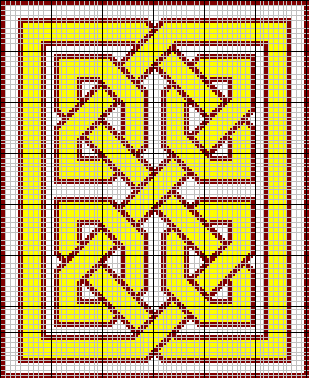 Celtic knot tapestry pattern