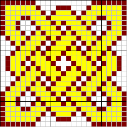 Celtic knot tapestry pattern