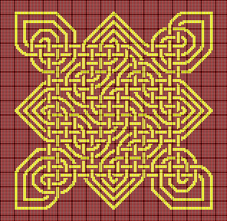 Celtic knot tapestry pattern