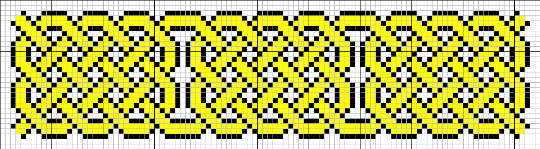 Celtic knot tapestry pattern