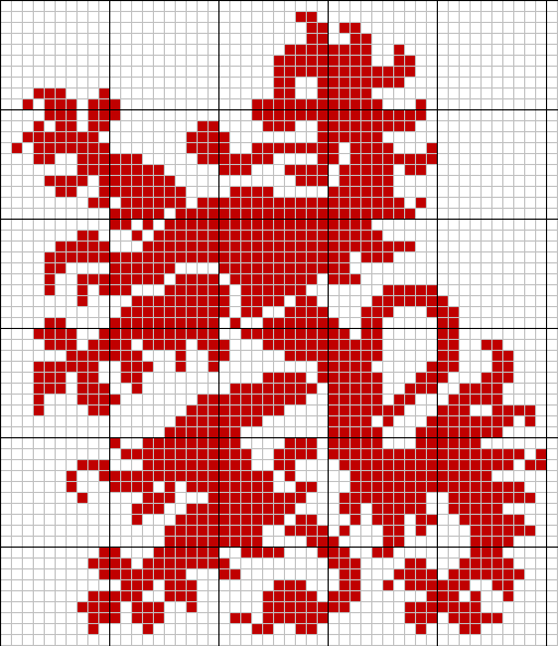 Lion tapestry pattern