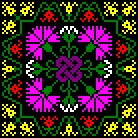 coloured version of square pattern 4
