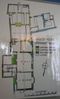 Plan of Abbey House Plan of Abbey House