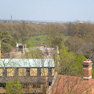 View from top of Castle Mound