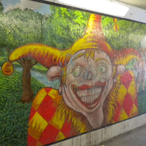 From mural on Elizabeth Way underpass