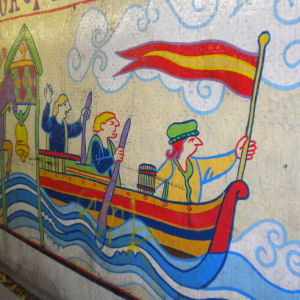 From mural on Elizabeth Way underpass