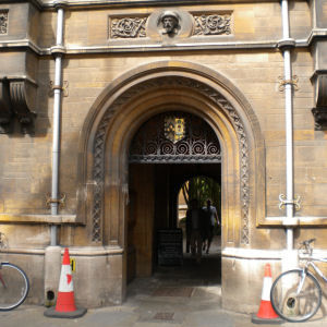 Caius front gate