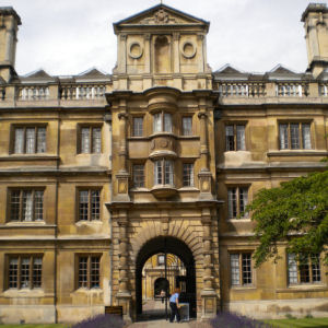 Clare front gate and gatehouse