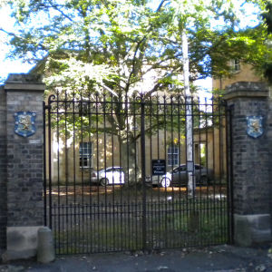 Downing front gate