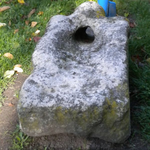 Gargoyle spout near Castle Mound