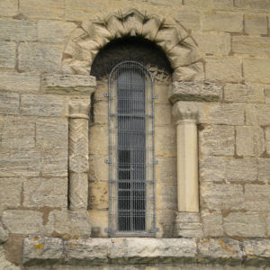 Leper Chapel window