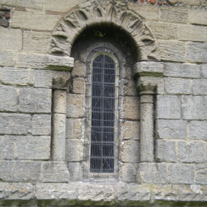 Leper Chapel window