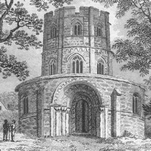 Print of Round Church 1809