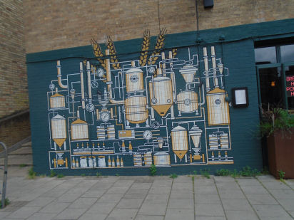 Brewery mural, King Street