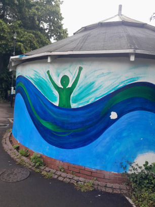 Mural on Jesus Green Lido