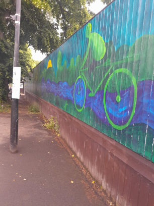 Mural on Jesus Green Lido