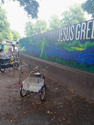 Mural on Jesus Green Lido