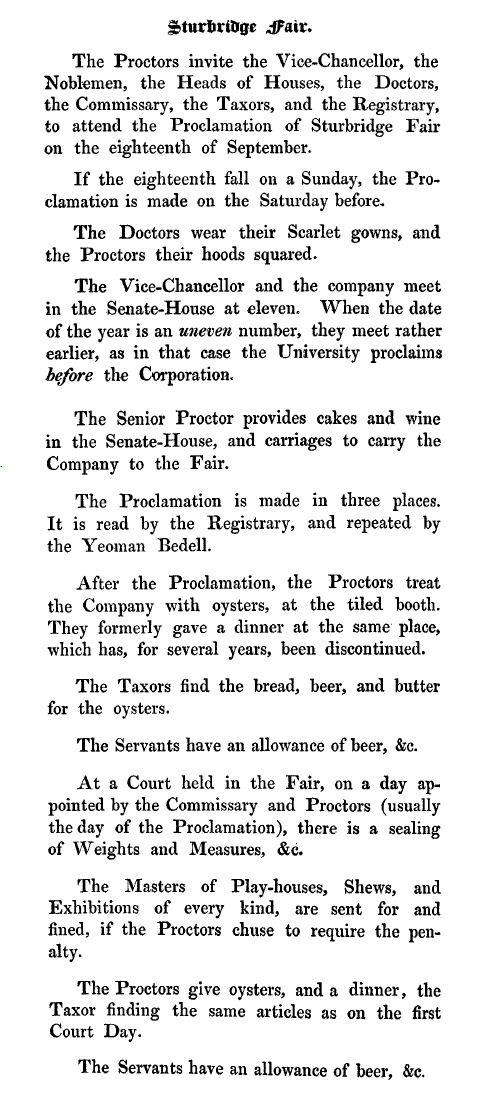 18th century instructions to Proctors