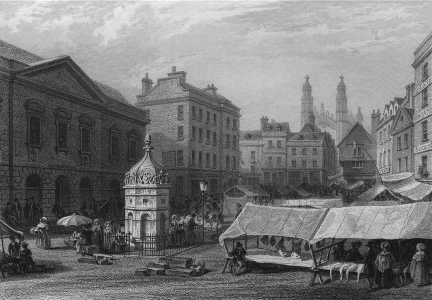 Old picture of market