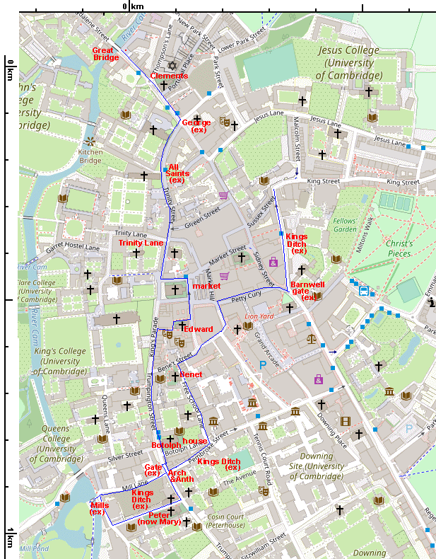 Saxon Cambridge walk