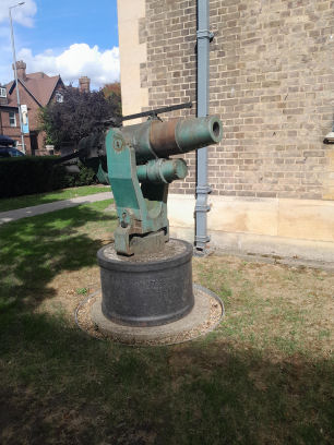 Harpoon, outside Scott Polar Museum